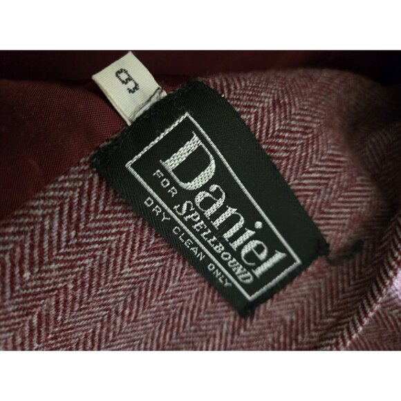 Daniel For Spellbound Wool Skirt Jacket Pants 3 Pc Suit Womens Size 6 Vtg - Picture 9 of 11